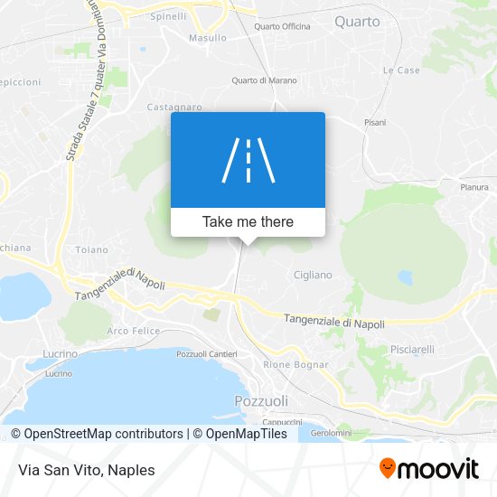 Via San Vito map