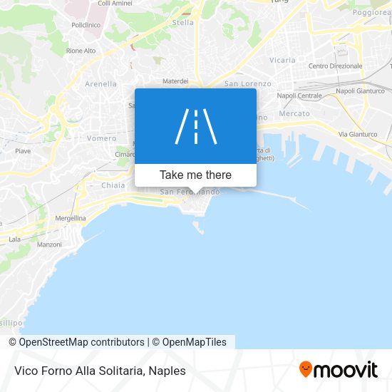 Vico Forno Alla Solitaria map