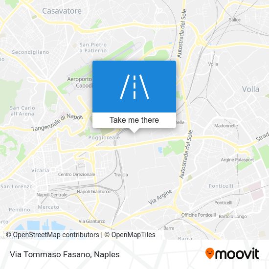 Via Tommaso Fasano map