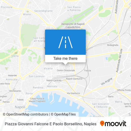 Piazza Giovanni Falcone E Paolo Borsellino map