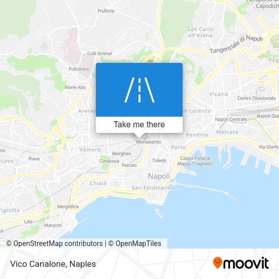Vico Canalone map