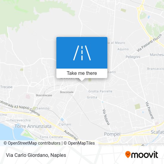 Via Carlo Giordano map