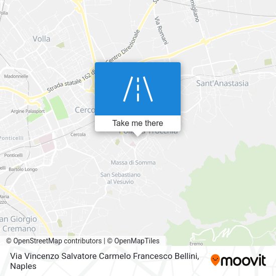 Via Vincenzo Salvatore Carmelo Francesco Bellini map