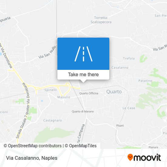 Via Casalanno map