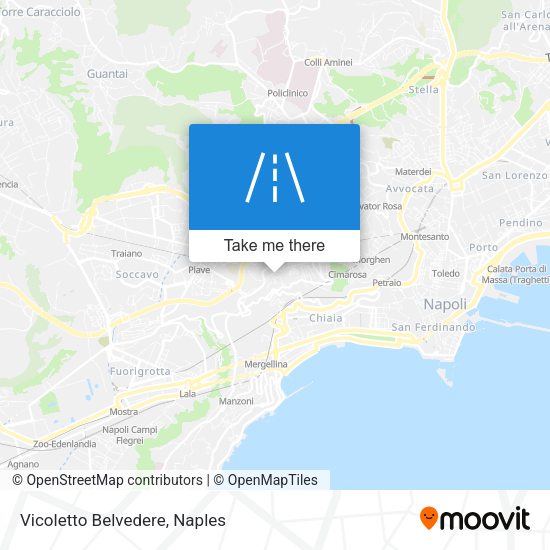 Vicoletto Belvedere map