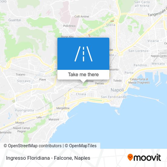 Ingresso Floridiana - Falcone map