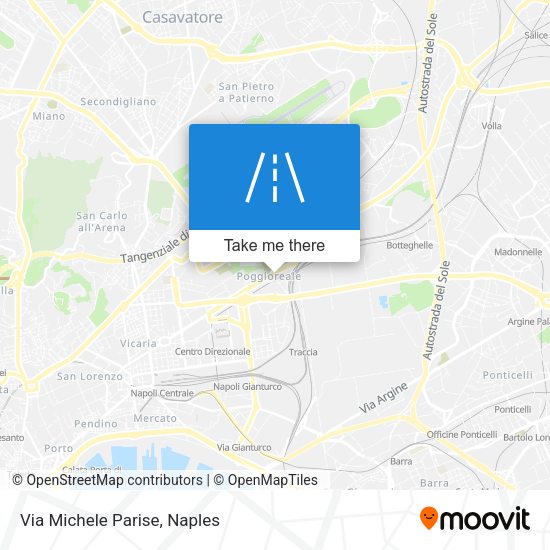 Via Michele Parise map