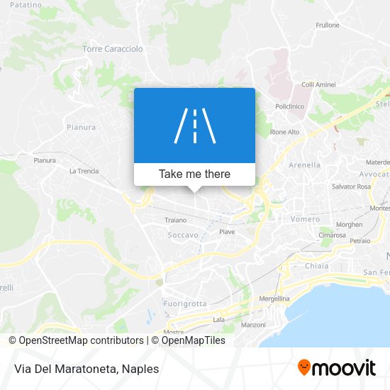 Via Del Maratoneta map