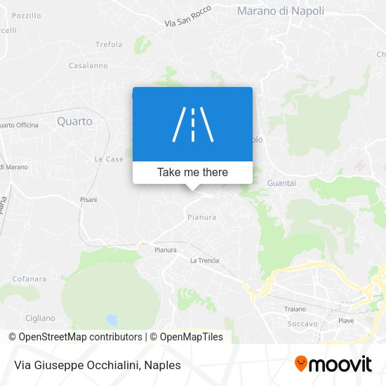 Via Giuseppe Occhialini map