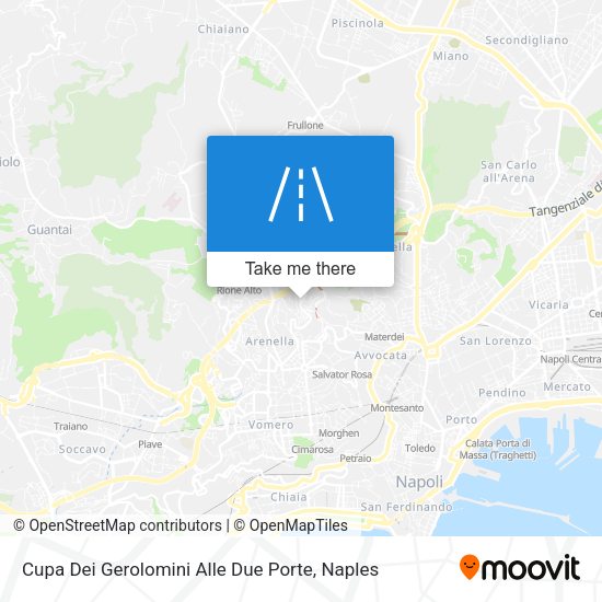 Cupa Dei Gerolomini Alle Due Porte map