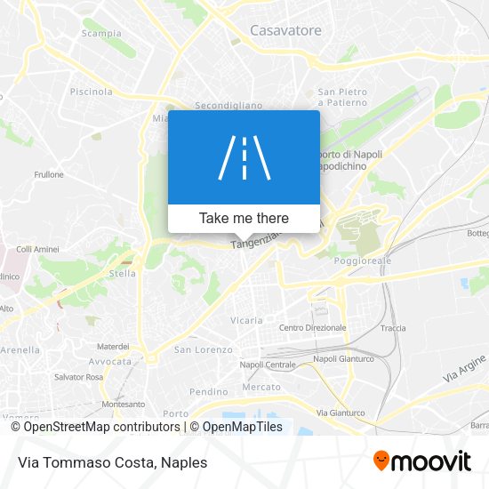 Via Tommaso Costa map