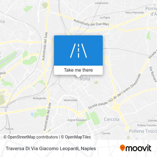 Traversa Di Via Giacomo Leopardi map