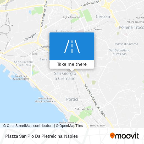 Piazza San Pio Da Pietrelcina map