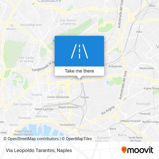Via Leopoldo Tarantini map