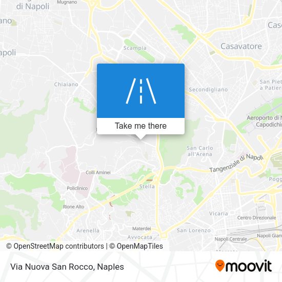 Via Nuova San Rocco map