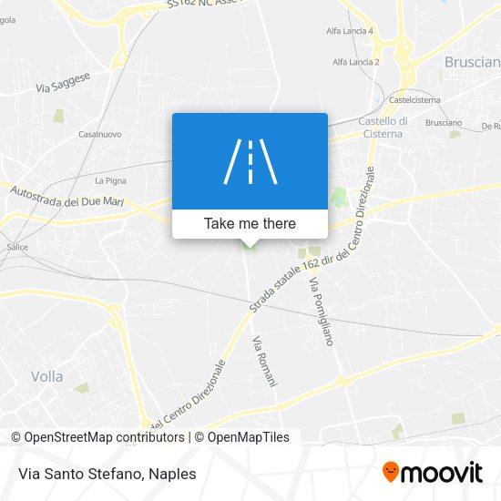 Via Santo Stefano map