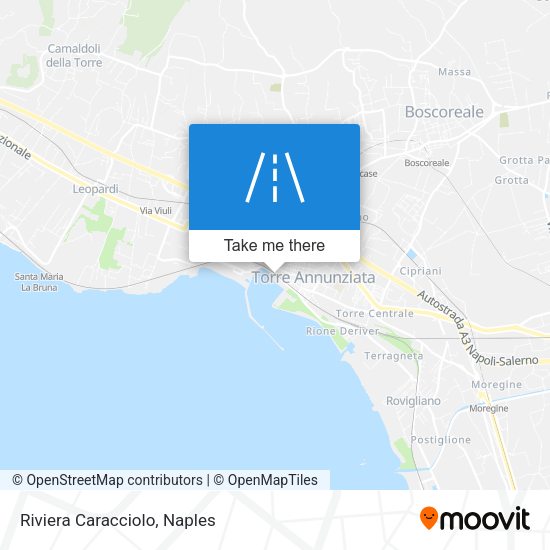 Riviera Caracciolo map