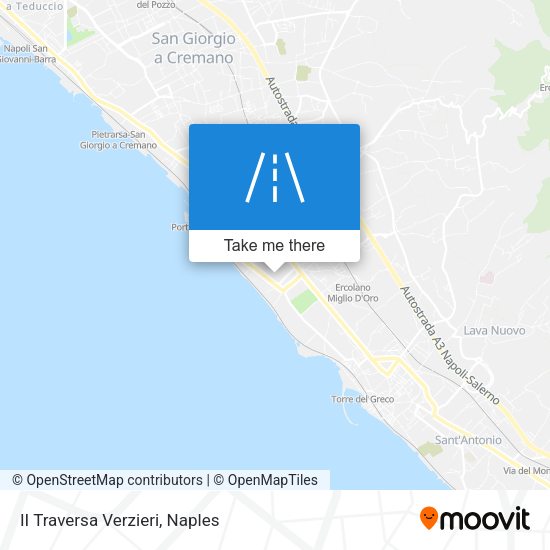 II Traversa Verzieri map