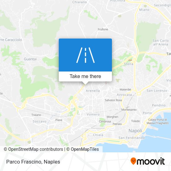 Parco Frascino map
