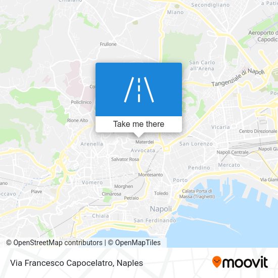 Via Francesco Capocelatro map