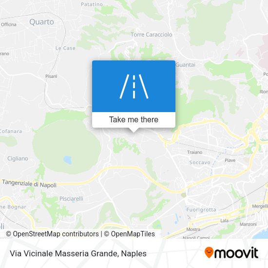 Via Vicinale Masseria Grande map