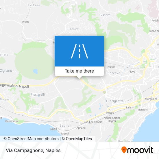 Via Campagnone map
