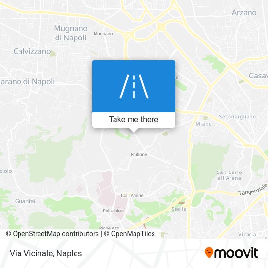Via Vicinale map