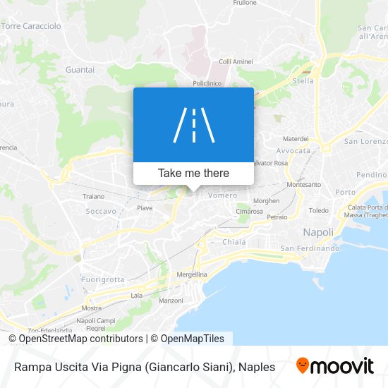 Rampa Uscita Via Pigna (Giancarlo Siani) map