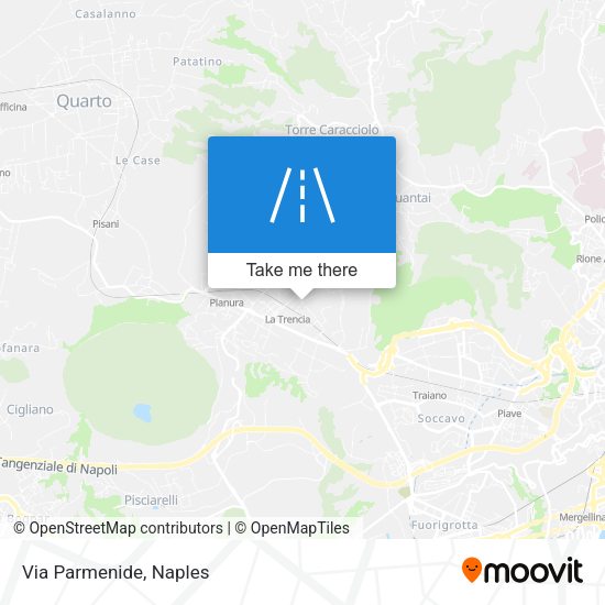Via Parmenide map