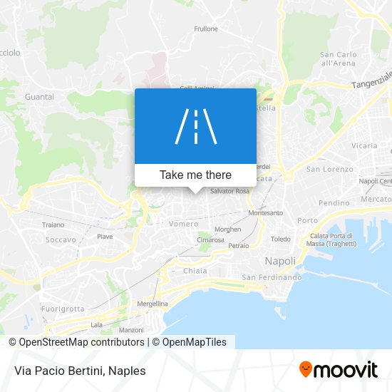 Via Pacio Bertini map