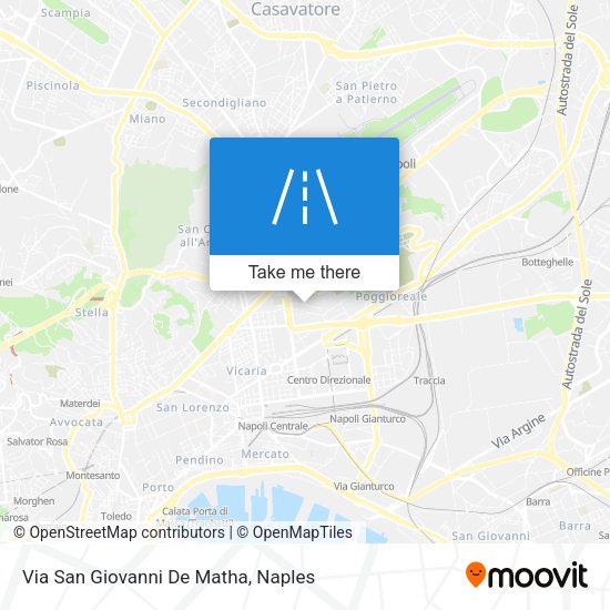 Via San Giovanni De Matha map
