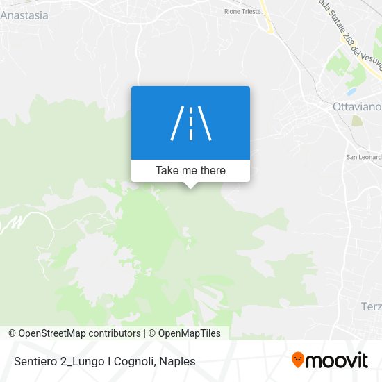 Sentiero 2_Lungo I Cognoli map