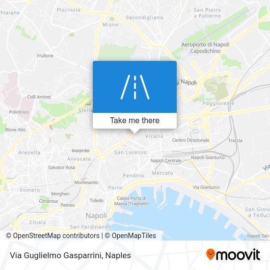 Via Guglielmo Gasparrini map