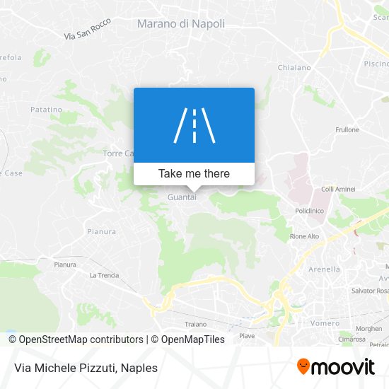 Via Michele Pizzuti map
