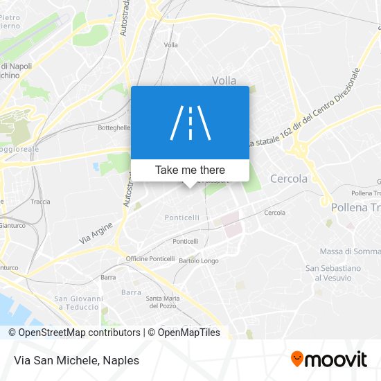 Via San Michele map