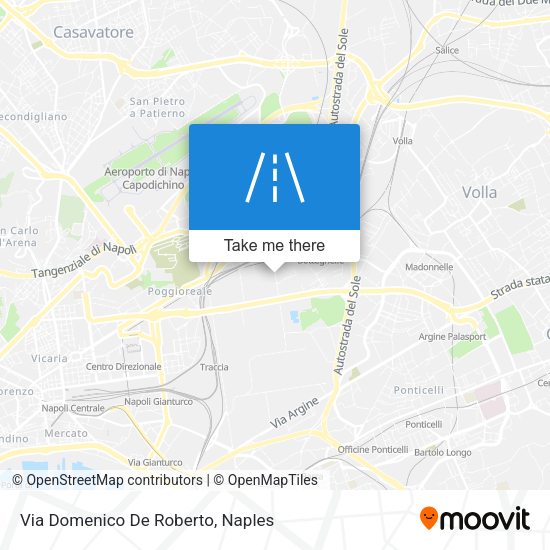 Via Domenico De Roberto map
