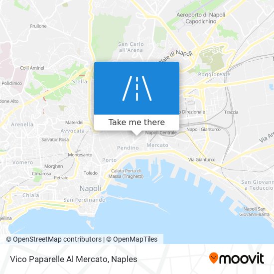 Vico Paparelle Al Mercato map