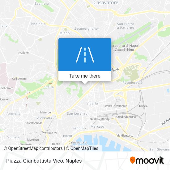 Piazza Gianbattista Vico map