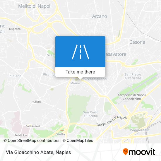Via Gioacchino Abate map