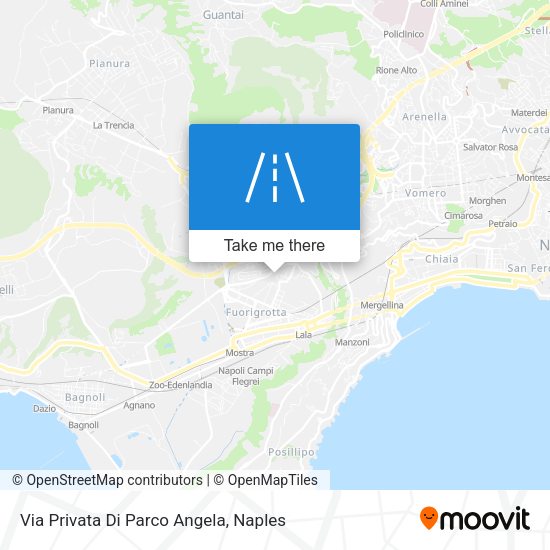 Via Privata Di Parco Angela map