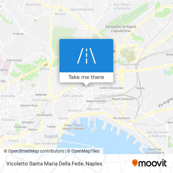 Vicoletto Santa Maria Della Fede map