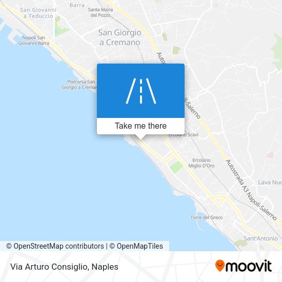 Via Arturo Consiglio map