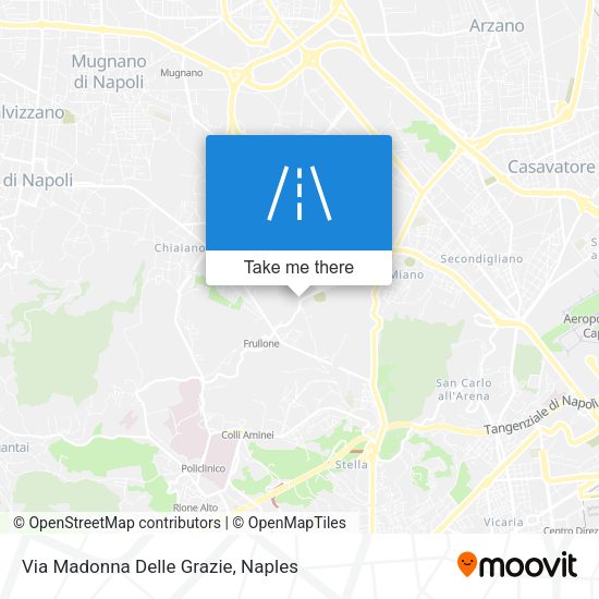 Via Madonna Delle Grazie map