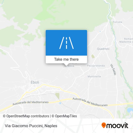 Via Giacomo Puccini map