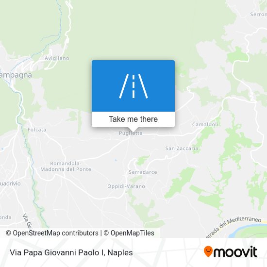 Via Papa Giovanni Paolo I map