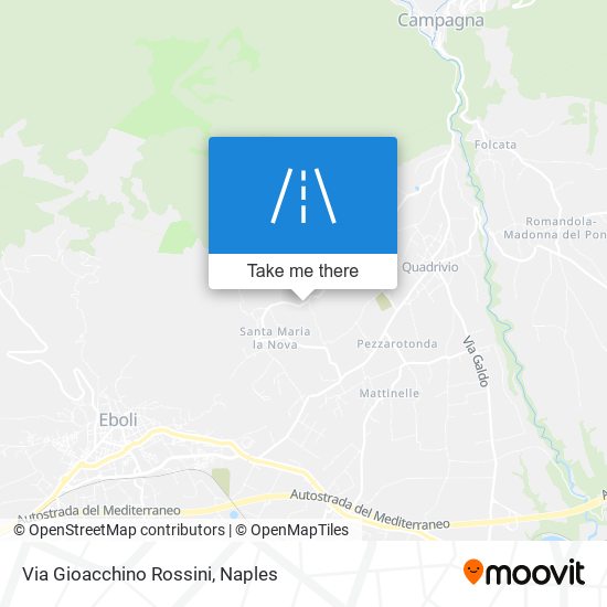 Via Gioacchino Rossini map