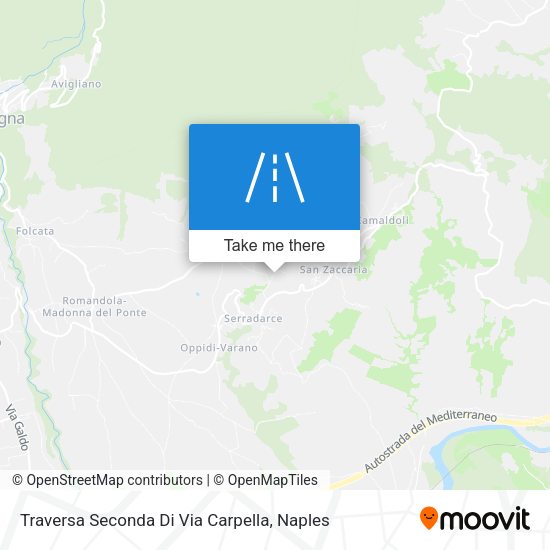 Traversa Seconda Di Via Carpella map