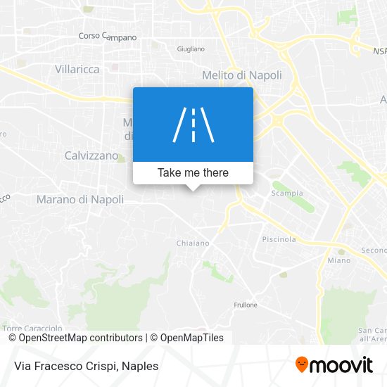 Via Fracesco Crispi map