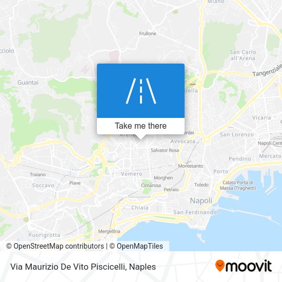 Via Maurizio De Vito Piscicelli map