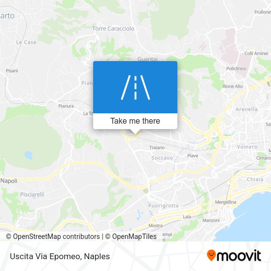 Uscita Via Epomeo map